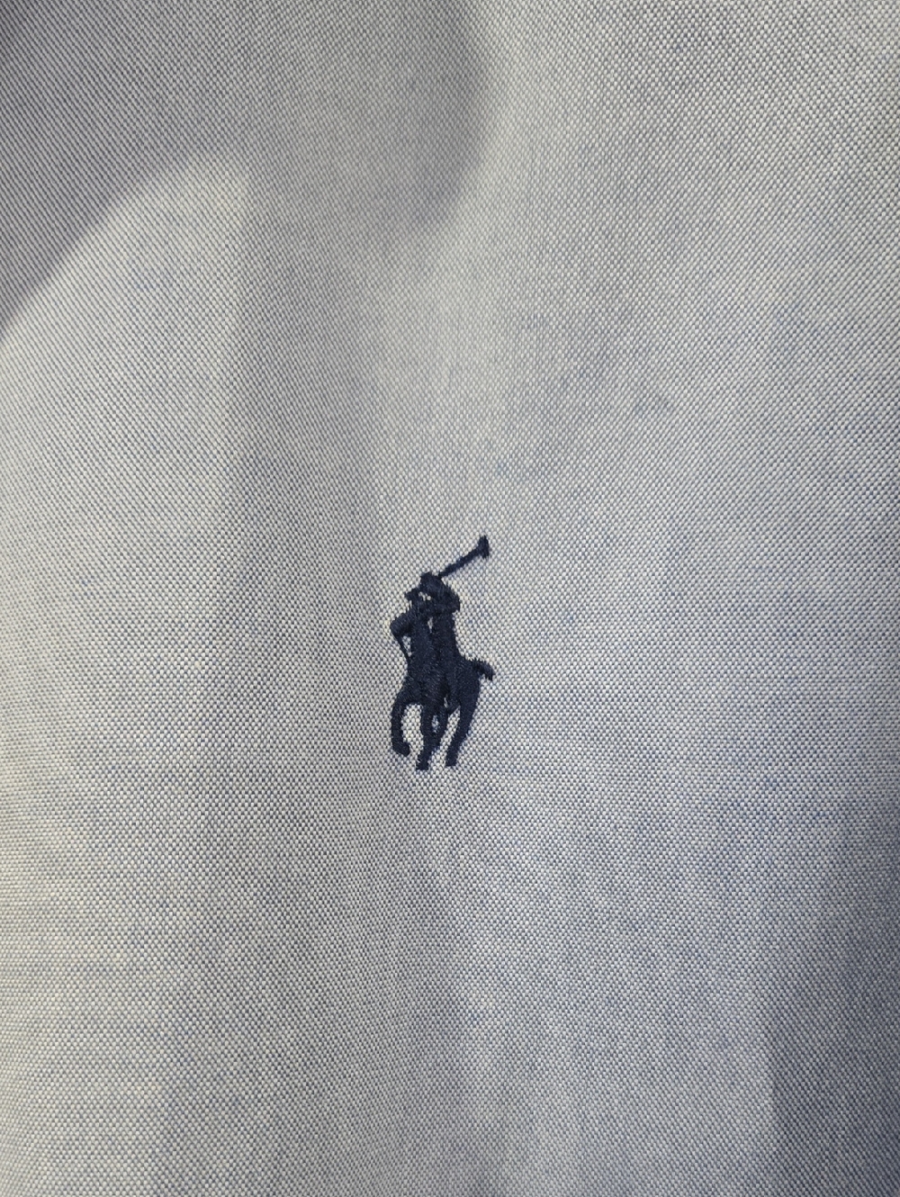 Ralph Lauren Men’s Light Blue Oxford Button-Down Shirt-Ralphcore - Picture 3 of 6